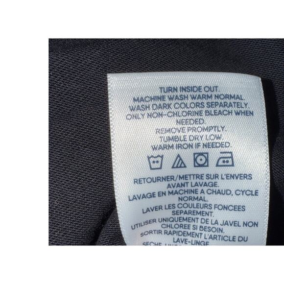 Lands’ End Super-T Long Sleeve Shirt Men’s XL Black • Soft Durable Cotton - Picture 4 of 7